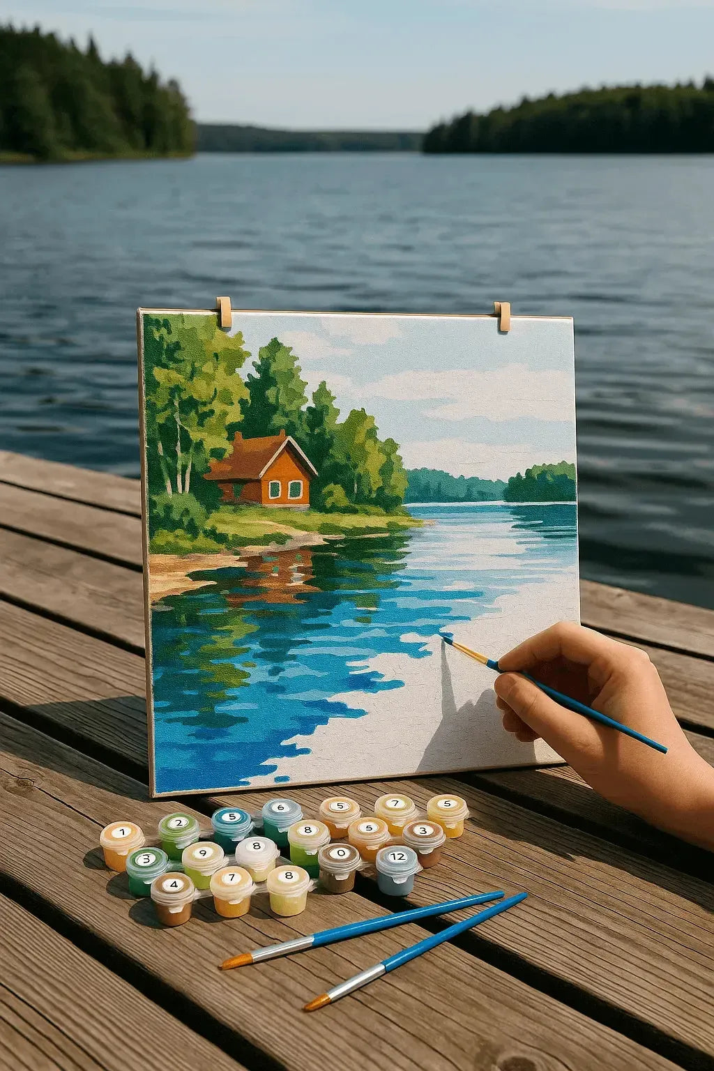 Numeromaalaus mökillä – luovuutta ja rauhaa kesälomaan