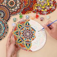 Thumbnail for Numeromaalaus mandala-kuvioiselle pöytätabletille