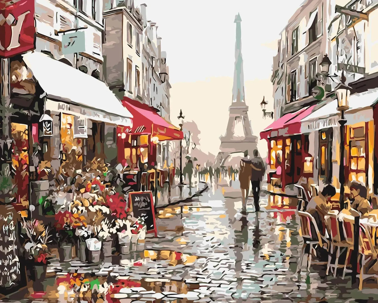 Parisian Charm - Paint By Numbers