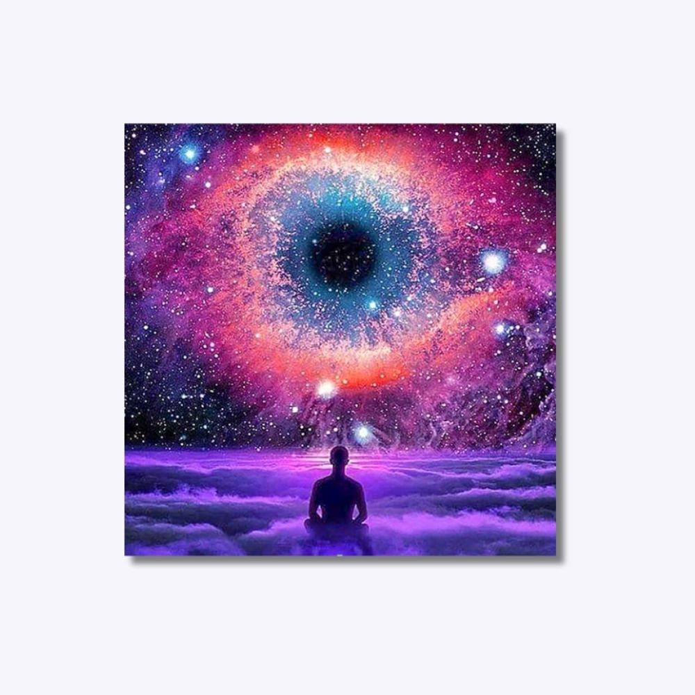 Cosmic Meditation 40x40cm - Timanttimaalaus