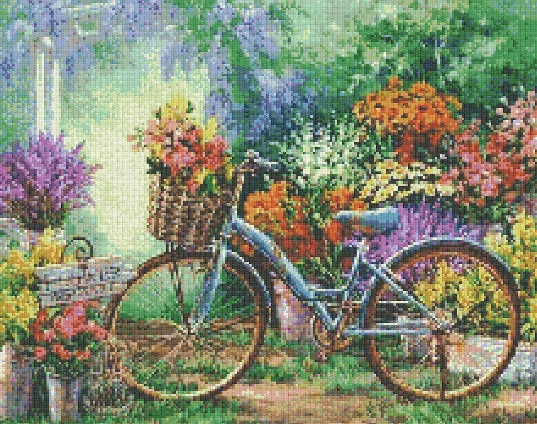 Vintage Garden 40x50cm - Timanttimaalaus