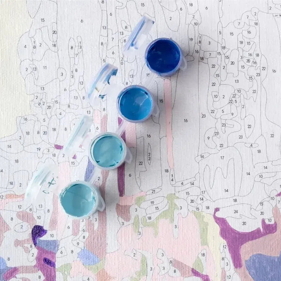 Turquoise Temptress - Paint By Numbers