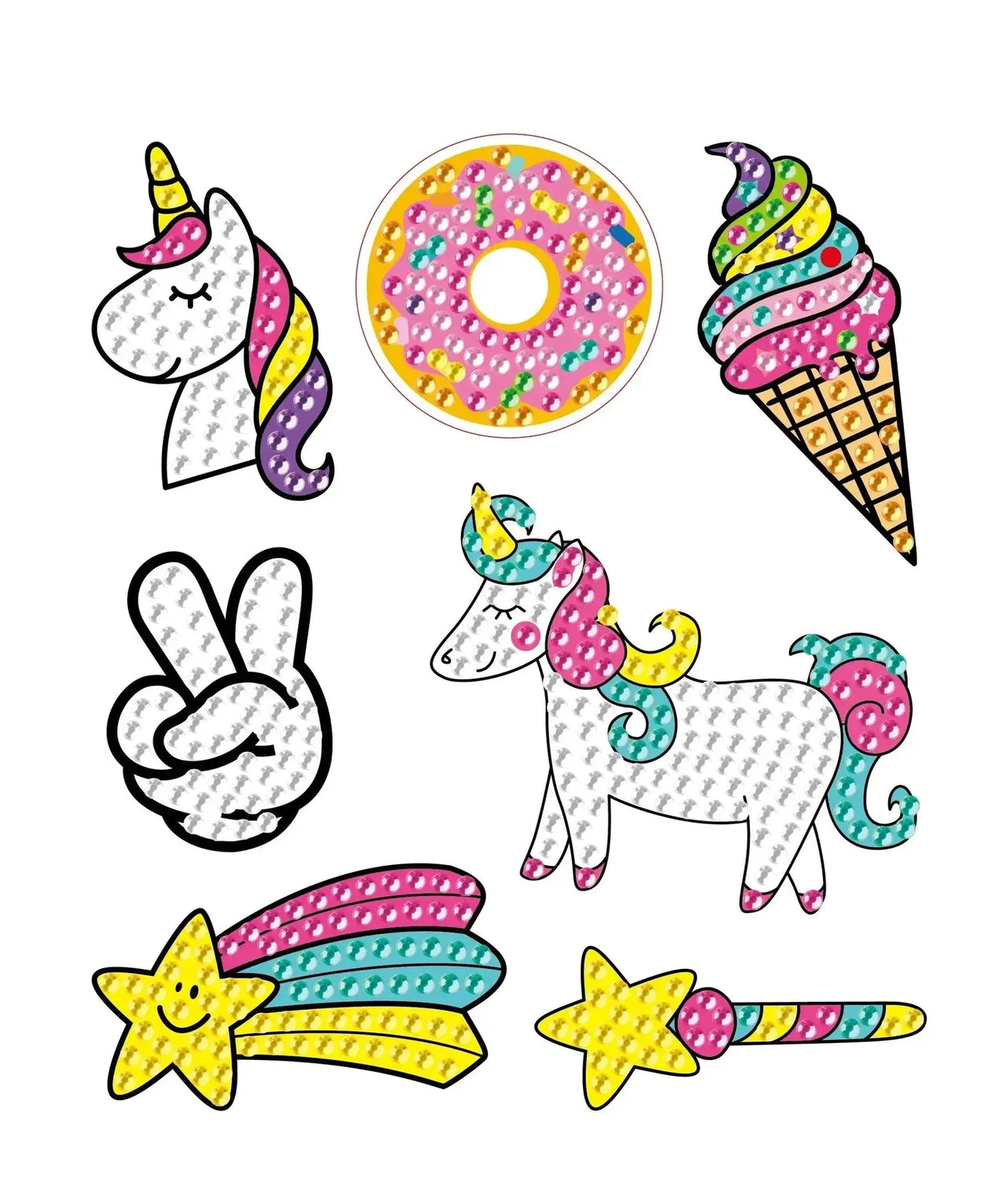 Timanttimaalaus tarra-arkki