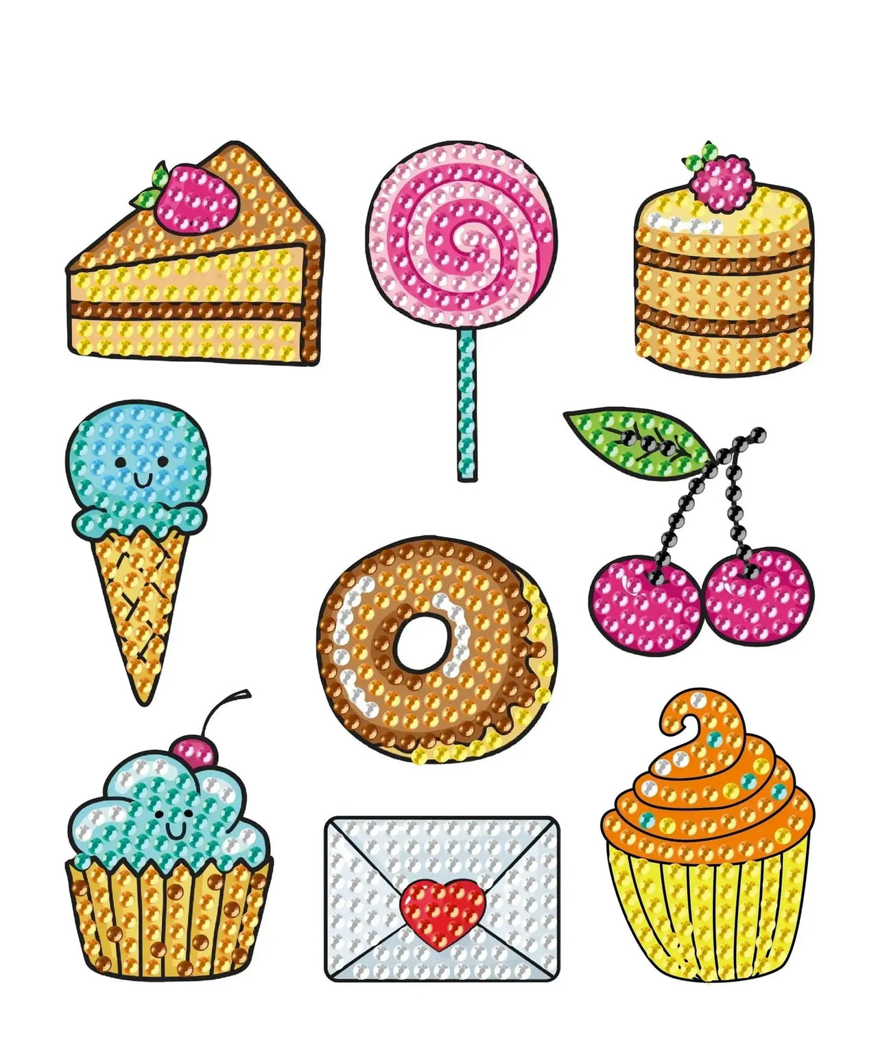 Timanttimaalaus tarra-arkki