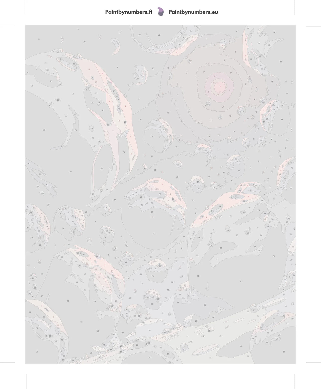 Asteroidit avaruus numeromaalaus pakkaus