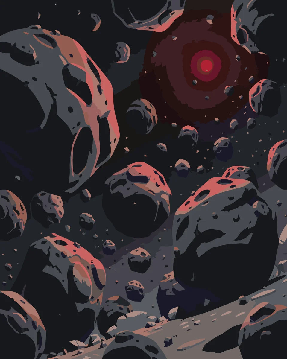 Asteroidit avaruus numeromaalaus