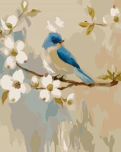 Spring's Gentle Song numeromaalaus – kevätmaisema