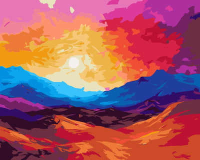Painted Hills numeromaalaus – maalatut kukkulat
