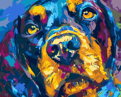 Paws and Pigments numeromaalaus – tassut ja värit