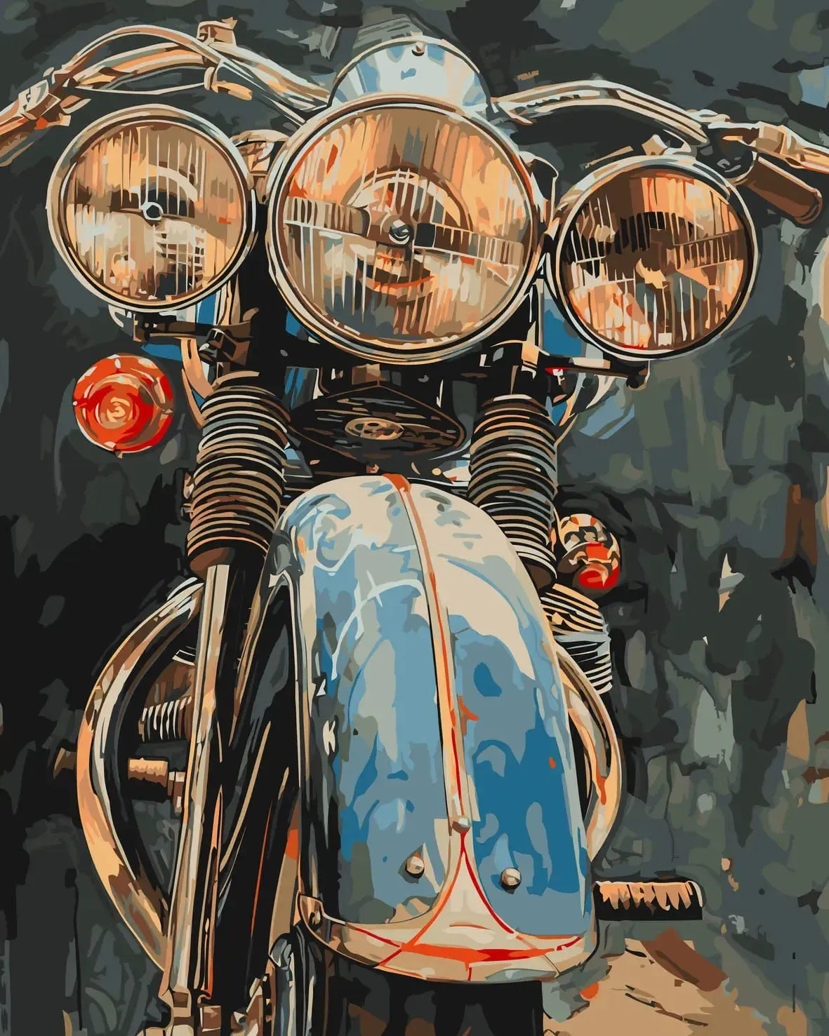 Gasoline Riding - Paint By Numbers
