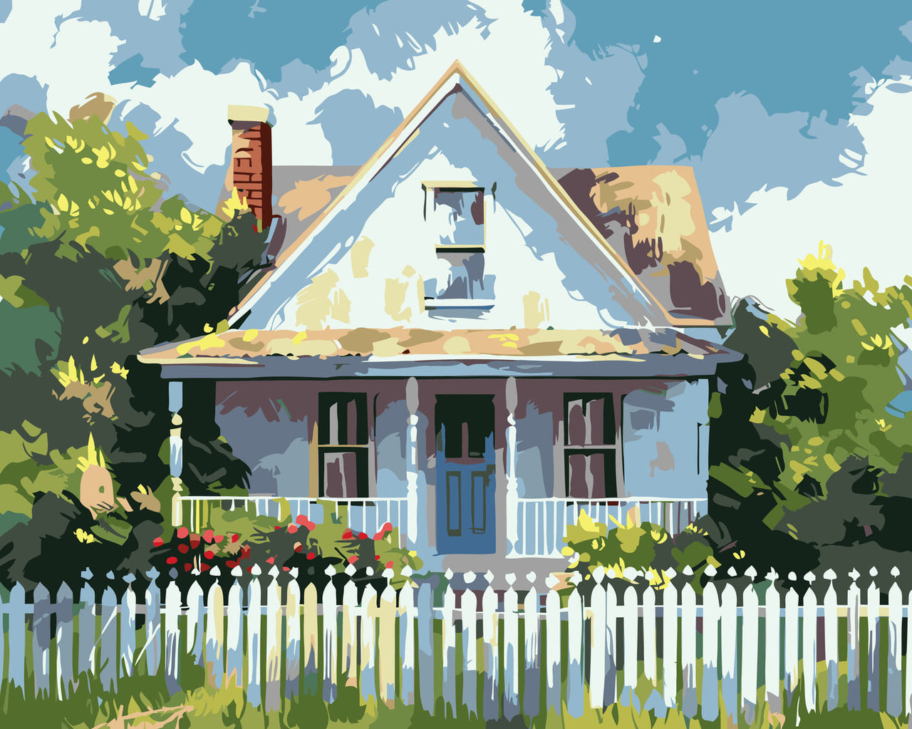 Summer Homestead - Paint By Numbers