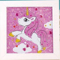 Thumbnail for Pink Unicorn lasten timanttimaalaus yksisarvisaihe