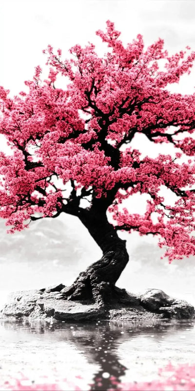 Pink Harmony 30x60cm timanttimaalaus