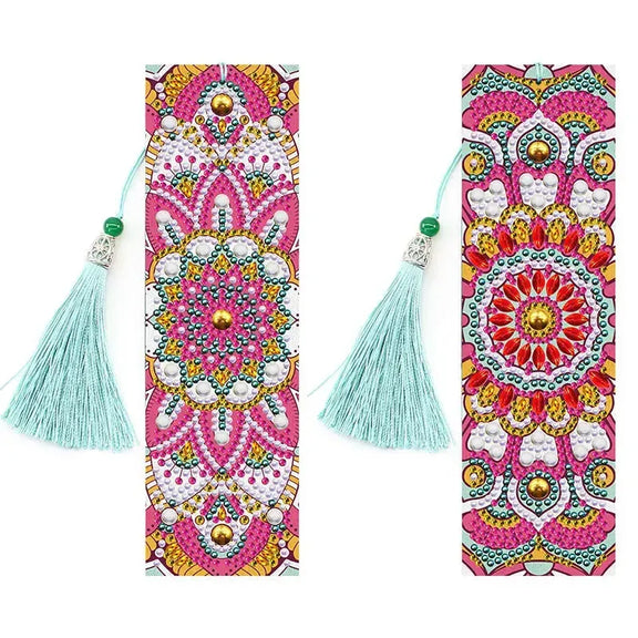 Mandalas timanttimaalaus kirjanmerkit – mandala-kuvioita