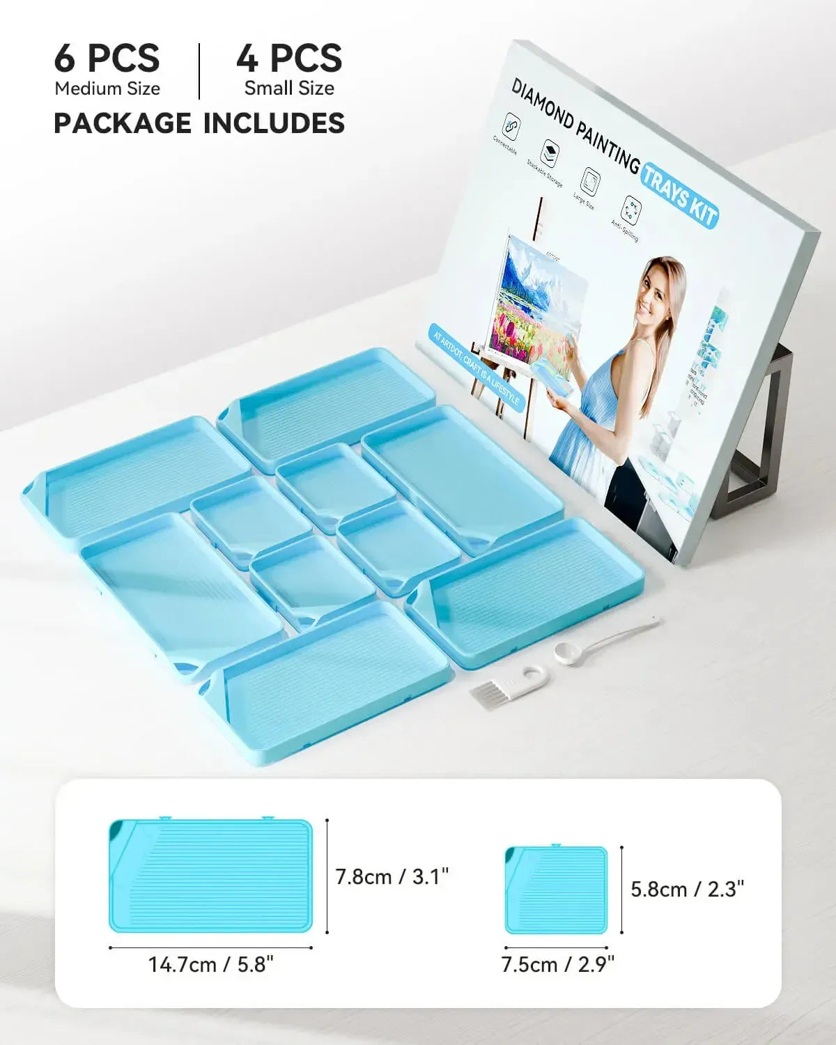 Tarjotinsetti sininen