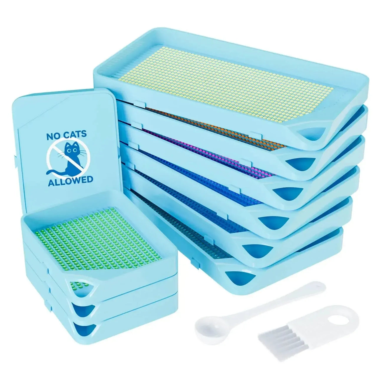 Tarjotinsetti sininen