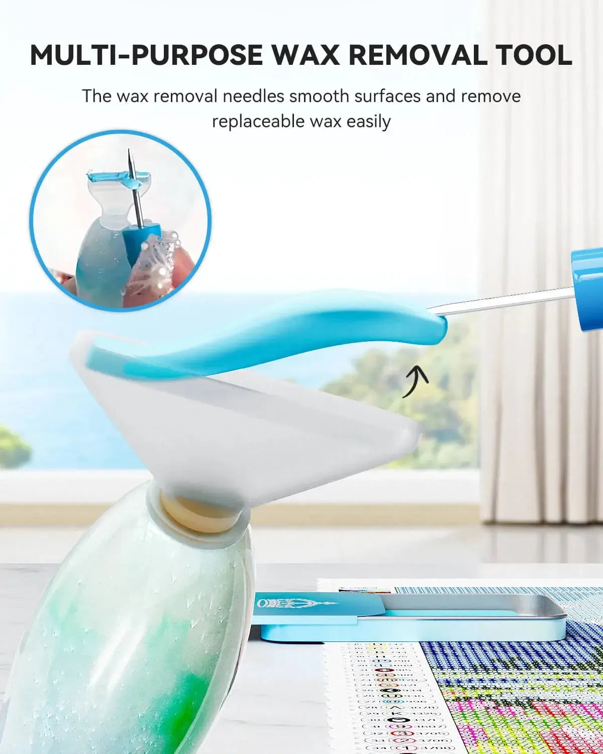 Timanttimaalausvaha sininen