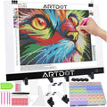 Thumbnail for ARTDOT LED-valopöytä diamond painting -tarvikkeilla ja säädettävällä jalustalla