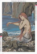 Thumbnail for A Mermaid timanttimaalauksen liimapintainen canvas 40x60cm