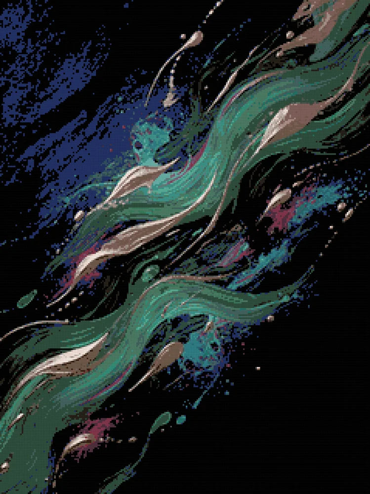 Timanttikuvio - Abstract Waves