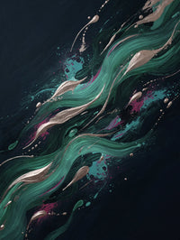 Thumbnail for Abstract Waves 60x80cm - Timanttimaalaus