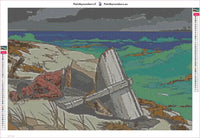 Thumbnail for After The Hurricane Bahamas timanttimaalauksen liimapintainen canvas 60x40cm