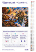 Thumbnail for Numeromaalaus: Värikartta ja ohjeet - Airship Harbour 70x50cm