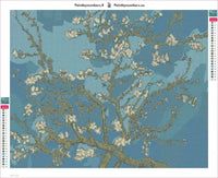 Thumbnail for Almond Blossom timanttimaalauksen liimapintainen canvas 50x40cm