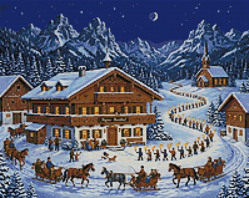 Timanttikuvio - Alpine Gasthof