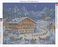 Thumbnail for Alpine Gasthof timanttimaalauksen liimapintainen canvas 50x40cm