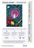 Thumbnail for Numeromaalaus: Värikartta ja ohjeet - Alsace Red Cabbage, November 50x70cm