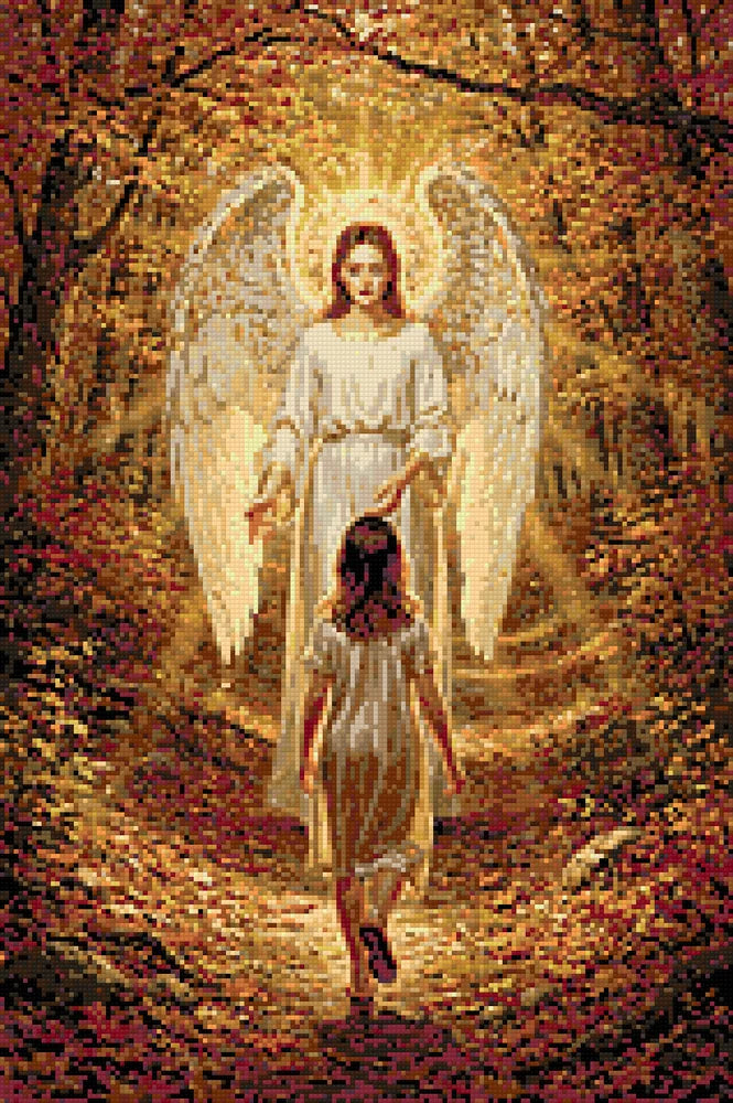 Timanttikuvio - Angel and Child