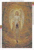 Thumbnail for Angel and Child timanttimaalauksen liimapintainen canvas 40x60cm