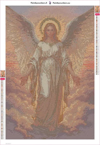 Thumbnail for Angel in the Clouds timanttimaalauksen liimapintainen canvas 40x60cm