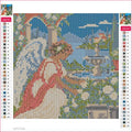 Thumbnail for Angel in the Pearl Garden timanttimaalauksen liimapintainen canvas 20x20cm