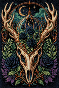 Thumbnail for Timanttikuvio - Antler Skull Roses