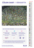 Thumbnail for Paint by numbers color chart - Apple Tree, I - väriluettelo ja ohjeet