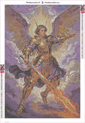 Thumbnail for Armored Angel timanttimaalauksen liimapintainen canvas 40x60cm