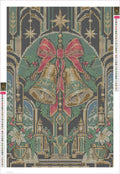 Thumbnail for Art Deco Winter Bells timanttimaalauksen liimapintainen canvas 40x60cm