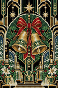 Thumbnail for Art Deco Winter Bells, 40x60 cm timanttimaalaus – koko kuvion esikatselu ilman lähikuvaa