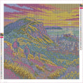 Thumbnail for Arthur Seat Cloudbreak timanttimaalauksen liimapintainen canvas 50x50cm