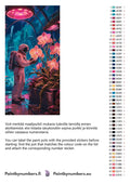 Thumbnail for Värikartta ja ohjeet - Astronaut with Orchids 80x160cm