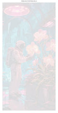 Thumbnail for Numeroitu kangas - Astronaut with Orchids 80x160cm