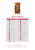 Thumbnail for Autumn Automne timanttimaalauksen värikartta – 37 DMC-väriä