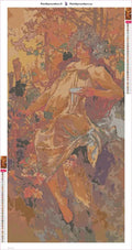 Thumbnail for Autumn Automne timanttimaalauksen liimapintainen canvas 40x80cm