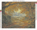 Thumbnail for Autumn Gate timanttimaalauksen liimapintainen canvas 50x40cm