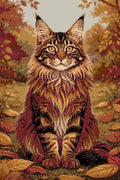 Thumbnail for Timanttikuvio - Autumn Maine Coon