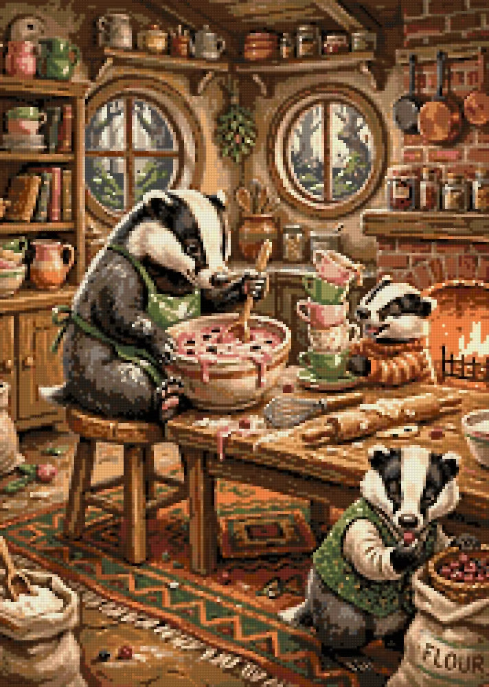 Timanttikuvio - Badger Bakers