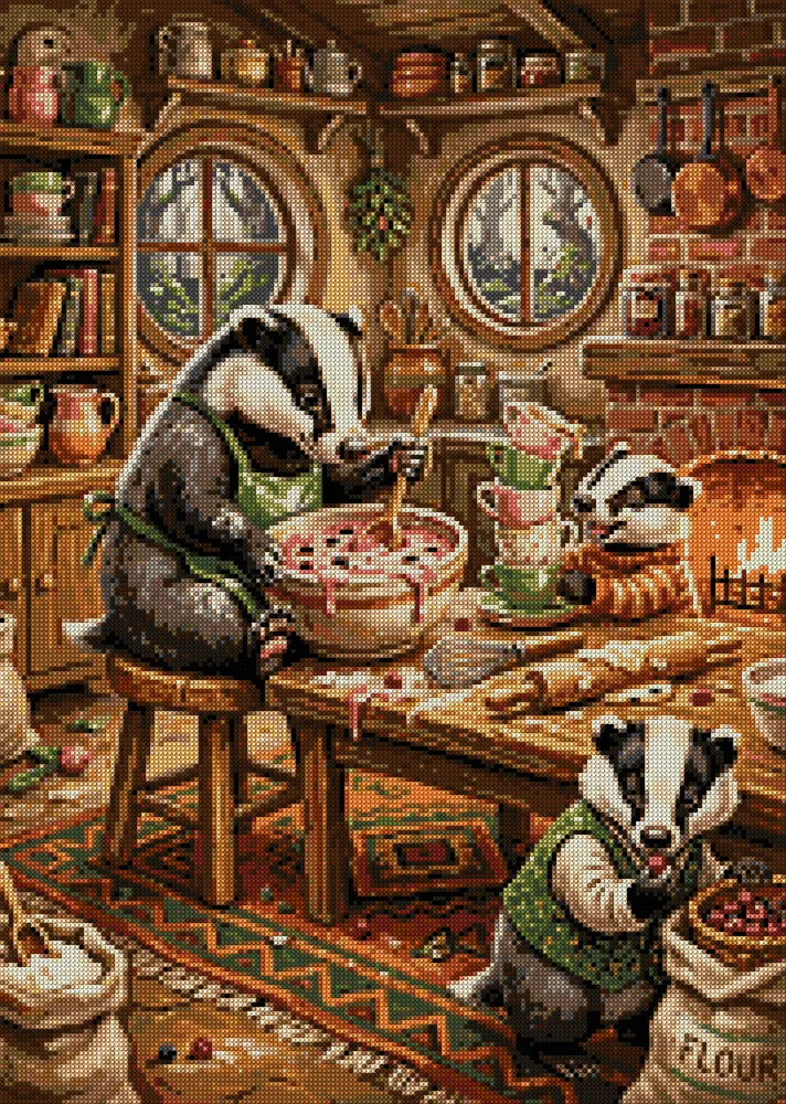 Timanttikuvio - Badger Bakers