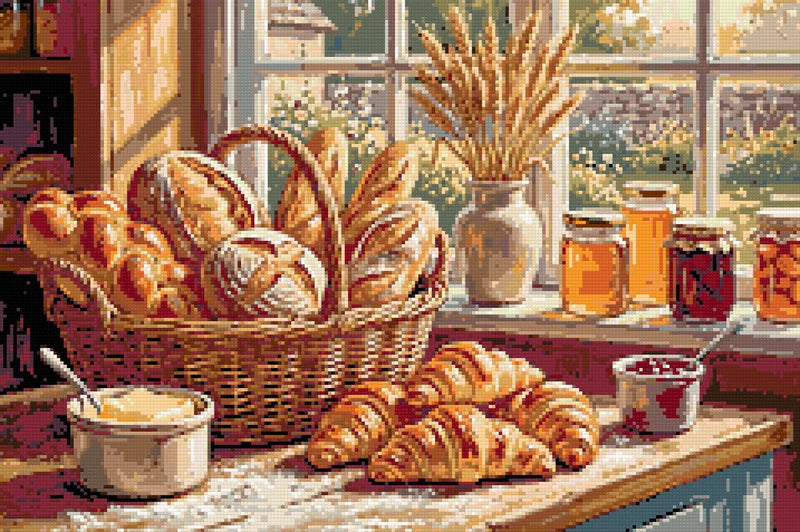 Timanttikuvio - Bakery Still Life